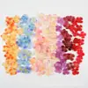 Nuevas Flores de Seda Simulada 4cm Color Europeo Pétalo Tocado Pasador Accesorios Pared de Flores Florales Decoración Hortensia