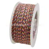 2mm Cor Mista Fio de Algodão Enrolado à Mão Corda Ruyi Estilo Tibetano Brinquedo Pingente Trançado Cordão Fio de Tassel Colorido de Oito Fios DIY