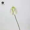 Venta Directa de Fábrica Flor Artificial Anturio Rojo Grande de PU con Tacto Realista, Adecuada para Decoración Floral del Hogar, Arreglo Floral Eterno y Paisajismo