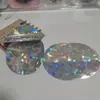 Fundo de Papel para Insígnia de Flash Duplo Ouro Escovado com Glitter Prata com Glitter Branco Papel Escovado Insígnia de Papel Flash Refletivo Base Inferior Papel Base