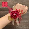 Corsage de Boda de Estilo Chino de Alta Calidad Flor de Muñeca para Boda Productos de Boda de Estilo Occidental Flor para Ceremonia de Apertura