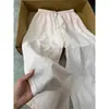 Pantalones de Raya Vertical Rosa para Mujer Verano Delgados de Cintura Alta Holgados Rectos Perezosos Deportivos Casuales de Pierna Ancha