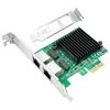 Tarjeta de red Gigabit PCIe de doble puerto, agregación de servidores de escritorio, enrutamiento suave, RTL8111F, PCI sin unidad integrada