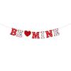 Rosa de lazo amor MÍO bandera de cola de milano de lino pancarta decorativa boda Día de San Valentín