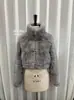 Directamente de la Super Fábrica: Chaqueta Corta Suave de Piel Sintética para Otoño e Invierno con Cuello Alto y Cremallera, Top Cálido, Admite Personalización