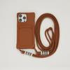 Adecuado para ip16promax trend 15 cordón 14 funda blanda 13 anticaída 7/8p mismo color doble cuerda tarjeta estuche 11 funda para teléfono móvil