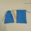 Stock Listo Bolsita de Mezclilla de Algodón con Cordón Bolsa de Almacenamiento para Joyería Algodón Fino Lino Bolsa de Regalo para Aromaterapia