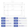 Tubo de aluminio 52*34 Carcasa impermeable para fuente de alimentación LED Luz de calle Perfil de aleación de aluminio Procesamiento profundo Carcasa de aluminio fundido a presión para instrumentos