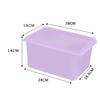 Caja de almacenamiento apilable doble capa cubo de snacks para gatos caja de almacenamiento de dibujos animados juguete crayón pequeño nuevo pegatina carrito para mascotas