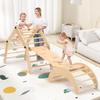Cama de Balanço com Arco Divertido de Escorregar, Grande Academia de Escalada, Brinquedo de Escalada Montessori de Aprendizagem para Crianças