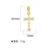 Accesorios para pulseras y colgantes DIY al por mayor de fábrica, colgantes versátiles de circón microincrustado, accesorios de joyería para colgantes de collar