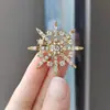 2023 na moda floco de neve corsage temperamento Joker estrela senhoras broche acessórios pin fábrica vendas diretas