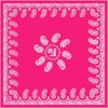 Lenço de Cabeça Novo Retrô Flor Caju Grande Feminino Decorativo Envoltório de Peito Lenço Quadrado Grande Xale Lenço Proteção Solar