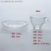 Venta directa en stock 2022 taza con asa de cuentas de amor 200ml taza de café taza platillo taza de leche juego de tazas para bebidas ins