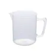 Taza medidora de plástico de grado alimenticio 250 500 1000 ml 2 L 5 L Engrosada para hornear y té de leche, Taza medidora graduada de PP para el hogar