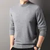 Suéter Engrosado de Lana Cachemir Peinada Hengyuanxiang para Hombre Otoño e Invierno 2025 Nuevo Suéter de Lana para Hombre de Cuello Alto
