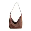 Bolso tote grande mate retro para mujer, nueva colección otoño/invierno 2026, bolso de hombro de gran capacidad, calidad premium, adecuado para ir al trabajo