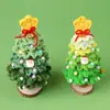 Adornos Navideños de Árbol de Navidad de Lana Terminados Decoraciones Navideñas Tejidas con Ganchillo Adornos para Diseño de Escenas Adornos Pequeños de Escritorio