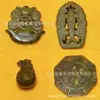 Pingente de Jade Natural Esculpido em Vazado, Acessório de Cintura Hanfu, Decoração para Pendurar no Carro, Materiais para Acessórios DIY, Pingente de Jade Atacado