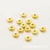 Material Artesanal DIY Banhado a Cobre Puro 14K/18K Cor Dourada Preservação de Cor Espaçador Dourado Roda Contas Acessórios de Joalheria