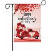 Venta Caliente de Amazon Nueva Bandera de Jardín para el Día de San Valentín Bandera de Bienvenida con Amor Bandera Festiva Tienda de Fábrica