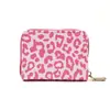 Bolsa para Tarjetas de Órgano Nuevo Transfronteriza Cartera de Leopardo de Alta Gama para Mujer Portatarjetas de Identificación Multifunción de Gran Capacidad para Hombre