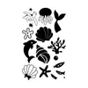 Nuevas pegatinas de tatuajes de purpurina creativas de bricolaje transfronterizas de Amazon para niños y adultos, Y2K Navidad Halloween