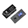 Enchufe de Alimentación CC con Interruptor, Conector CC de Bloqueo Dos en Uno + Enchufe con Interruptor de Pin KCD 0.05kg, Enchufe Tipo Ranura