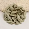 Stock directo de fábrica tela de camelia hecha a mano flores de rosa accesorios para ropa tocados broches pines flores