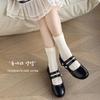 Calcetines para Niñas 2025 Primavera y Otoño Retro Color Puro Hasta la Pantorrilla Calcetines Blancos Trenzados Calcetines para Niños Categoría Otoño e Invierno Calcetines de Algodón