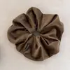 Goma para el pelo de terciopelo brillante estilo francés para otoño e invierno, scrunchie grande, accesorio para el pelo de alta gama, aro para el pelo, accesorios para mujer