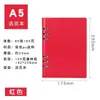 Punto A5 Funda de Cuero para Cuaderno de Negocios Bloc de Notas Desmontable de Hojas Sueltas Regalo Corporativo Libro de Registro de Reuniones Al por Mayor