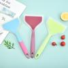 Espátula de Silicone Semitransparente para Tamagoyaki, Espátula, Espátula para Cozinhar, Espátula Grossa para Queimar Ovos, Espátula de Silicone, Espátula para Omelete de Lados Largos