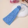 Borla de Seda de Hielo Corta y Gruesa de 10 cm Colgante Exquisito para Coche Colgante de Ventilador Linterna Marcador de Libros Decoración de Escritorio Fabricante Venta al por Mayor