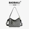 Bolso Grande de Alta Gama para Mujer 2026 Nuevo Bolso Cruzado de Moda Bolso Tote con Monograma Bolso de Hombro Bolso de Compras Sencillo