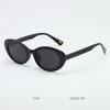 Gafas de Sol Ovaladas Estilo Ojo de Gato Europeas y Americanas Moda para Mujer Waffle de Huevo Anti-UV Fotografía de Celebridad de Internet Gafas de Sol de Alta Gama