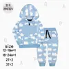 [Una generación de cabello] tres letras primavera y otoño ropa de bebé ropa infantil traje doble traje deportivo de vitalidad