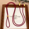 Tienda de Joyería de Cuerda Trenzada Mismo Estilo Cuerda de Joyería de Gama Alta Cordón para Collar Premium con Colgante Chapado en Oro Cordón Colgante Unisex