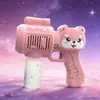 Brinquedo de Bolhas de Sabão de Celebridade da Internet Luz Elétrica Câmera de Bolhas Totalmente Automática Máquina de Bolhas Popular para Crianças Portátil Sem Vazamento