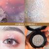 [Registro em Cores Completas] Asvisia Sombra para Olhos com Lantejoulas Grandes de Cor Única Pó Glitter Maquiagem de Palco para Apresentação Infantil