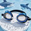 Gafas de Natación de Dibujos Animados, Equipo de Gafas de Natación para Niños, Gafas de Silicona Impermeables y Antivaho de Alta Definición, Envío Transfronterizo Transparente