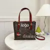 Exportación Transfronteriza 2024 Nuevo Bolso Tote 25 Bolso Cruzado Diagonal Bolso de Compras Gran Capacidad Graffiti de Dibujos Animados