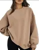 Comércio exterior primavera, outono e inverno unissex ajuste solto esportivo gola redonda moletom pulôver manga longa casual top