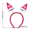 Stock Listo de Fábrica Amazon Transfronterizo Diadema Navideña Accesorios para el Cabello Reno Muñeco de Nieve Árbol de Navidad Papá Noel Diadema de Fieltro