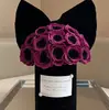 [En Stock] Nuevo Producto Cubo de Abrazo con Lazo Mediano Caja de Regalo con Flores Preservadas
