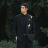 Nueva Chaqueta de Traje Oscura Bordada con Flores Chinoiserie para Hombre, Traje de Compromiso Primavera y Otoño, Chaqueta de Traje Casual Estilo Coreano