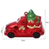 Adornos navideños de plástico, medias navideñas, muletas, colgantes, pequeños adornos para árboles de Navidad.