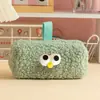 Estuche de Peluche Rosa de Cordero para Estudiantes Niñas, Bolsa de Papelería Linda de Dibujos Animados de Gran Capacidad, Bolsa de Maquillaje Rosa My Melody