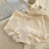 Classe a Roupa Íntima de Algodão Boxer Feminina Calcinha Dois em Um Calça de Segurança 10A Algodão Antibacteriano Cavalo Estendido Algodão Puro Roupa Íntima Feminina