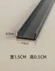 Tira divisoria para línea de goteo Plástico PVC Ranura en forma de U Pared exterior Escalera Edificio Líneas de pintura Ventana Balcón